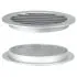 Grille de Ventilation Ronde 125 mm en Fonte d'Aluminium - Filet Anti Insectes - Durable et Résistante aux Intempéries - Extérieure/Intérieure - DN125