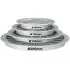 Grille de Ventilation Ronde 125 mm en Fonte d'Aluminium - Filet Anti Insectes - Durable et Résistante aux Intempéries - Extérieure/Intérieure - DN125