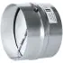 Clapet Anti-Retour 150 mm en Acier Galvanisé - Ventilation Silencieuse et Efficace - Idéal pour Hottes de Cuisine, Extracteurs et Sèche-Linge - DN150