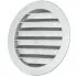 Grille de Ventilation Ronde 200 mm en Fonte d'Aluminium - Filet Anti Insectes - Durable et Résistante aux Intempéries - Extérieure/Intérieure - DN200
