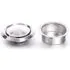 Bouche VMC 150 mm en acier inoxydable brossé - Réglable - Inox 304 - Extraction/Insufflation - Pour conduit VMC et hotte - Installation mur ou plafond
