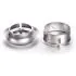 Bouche VMC 150 mm en acier inoxydable brossé - Réglable - Inox 304 - Extraction/Insufflation - Pour conduit VMC et hotte - Installation mur ou plafond