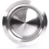 Bouche VMC 125 mm en acier inoxydable brossé - Réglable - Inox 304- Extraction/Insufflation - Pour conduit VMC et hotte - Installation mur ou plafond