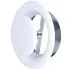Bouche VMC 150 mm Réglable en Acier Blanc Laqué - Extraction - Durable et Élégante - VMC Simple et Double Flux - Installation Mur ou Plafond - DN150