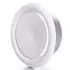 Bouche VMC 150 mm Réglable en Acier Blanc Laqué - Insufflation - Durable et Élégante - VMC Simple et Double Flux - Installation Mur ou Plafond - DN150