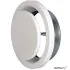 Bouche VMC 160 mm Réglable en Acier Blanc Laqué - Extraction - Durable et Élégante - VMC Simple et Double Flux - Installation Mur ou Plafond - DN160