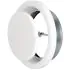 Bouche VMC 160 mm Réglable en Acier Blanc Laqué - Extraction - Durable et Élégante - VMC Simple et Double Flux - Installation Mur ou Plafond - DN160