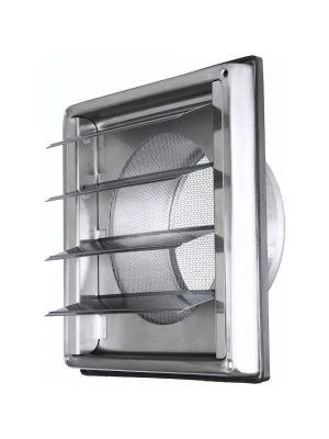 Grille de ventilation inox à lames DOMUX DMX-125-SMS-W (1/7)
